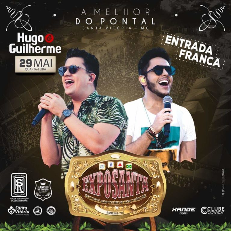 Hugo e Guilherme fazem o show de hoje na ExpoSanta