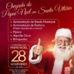 Papai Noel chega na quinta (28) em Santa Vitória