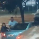 Vídeo: Mulher morre arrastada por enchente após forte chuva em Uberlândia