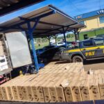PRF apreende 85 mil maços de cigarros contrabandeados na BR-050, em Uberlândia