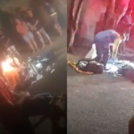 Passageira de moto morre em acidente em Uberlândia; motorista do carro tentou fugir e foi preso