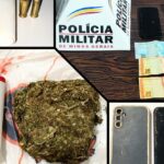 Polícia Militar cumpre mandado de prisão e prende jovem por tráfico de drogas em Santa Vitória