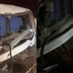 Ônibus que transportava time de handebol, incluindo sete atletas de Santa Vitória, sofre grave acidente durante viagem para Anápolis