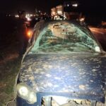 Motorista fica ferido após capotamento na LMG-749, em Uberlândia