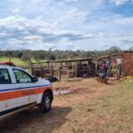 Defesa Civil avalia impactos do forte temporal com queda de granizo que atingiu área rural em Santa Vitória