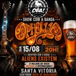 Oba Grill recebe show de rock no sábado (15) com a banda Ophelia