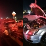 Colisão entre dois carros deixa feridos no Anel Viário Sul de Uberlândia