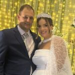 Victória e Pedro se casaram no sábado (5) em Santa Vitória