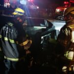 Mulher fica ferida após carro capotar na BR-497, em Uberlândia